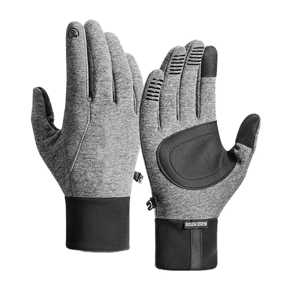 

1 Pair Unisex Cycling Gloves Wind-proof Mitts Riding Biking Sports Hand Thermal Mitten Running Warmer Protector Skiing l
