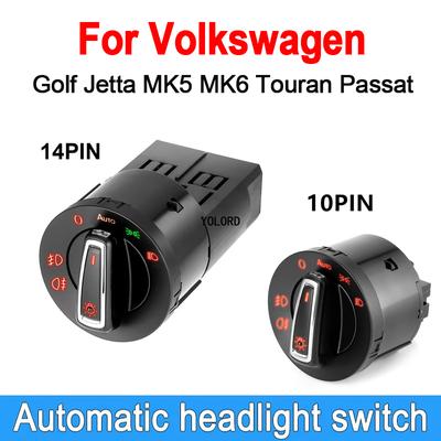 Auto Autoscheinwerfer Lichtschalter Steuerschalter Für VW Volkswagen Golf Jetta MK5 MK6 Touran Passat