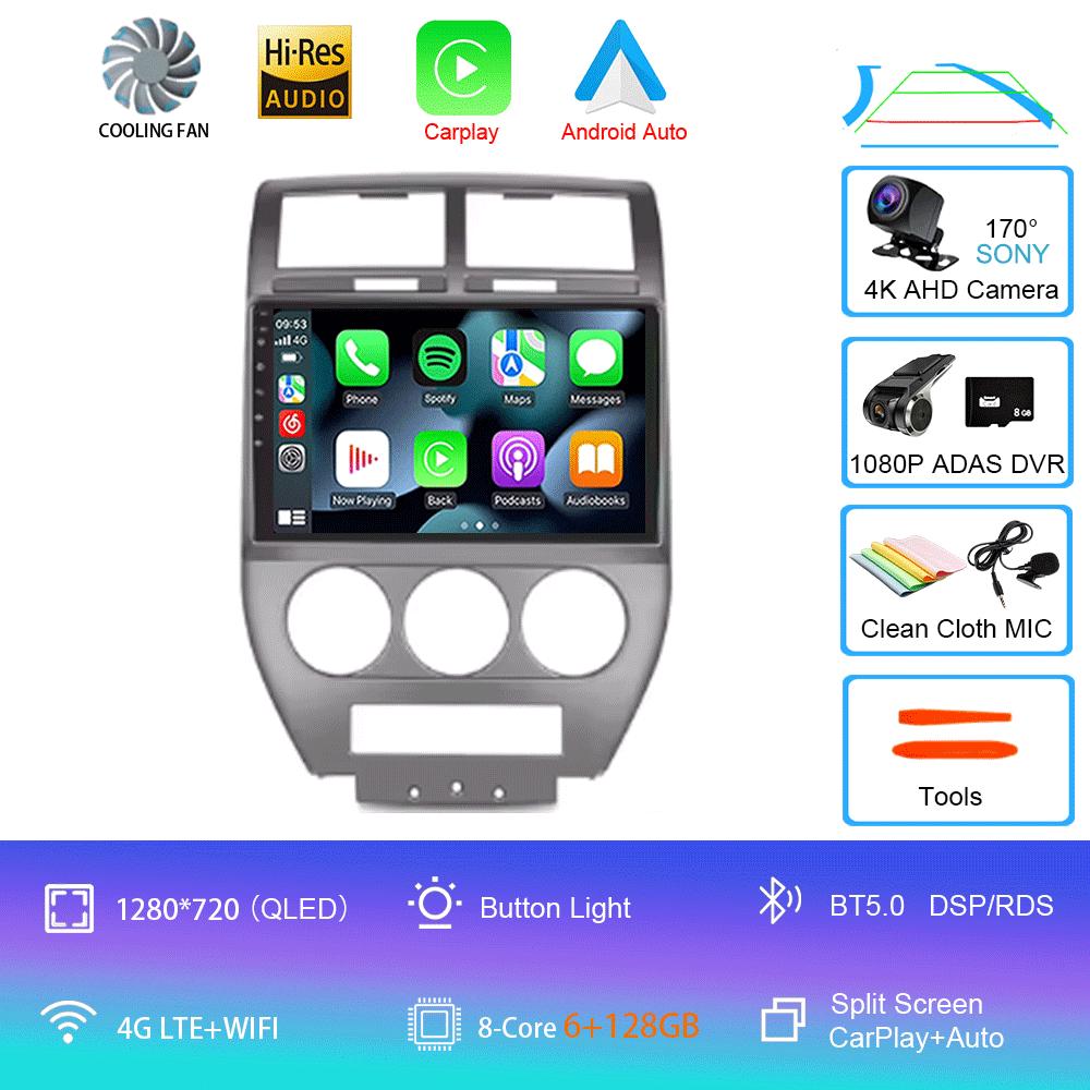 For Nissan X Trail 2 T31 2007-2015 5G WIFI 2 Din Android 14 Car Radio Multimedia Video Player Autoraido Carplay 4G GPS