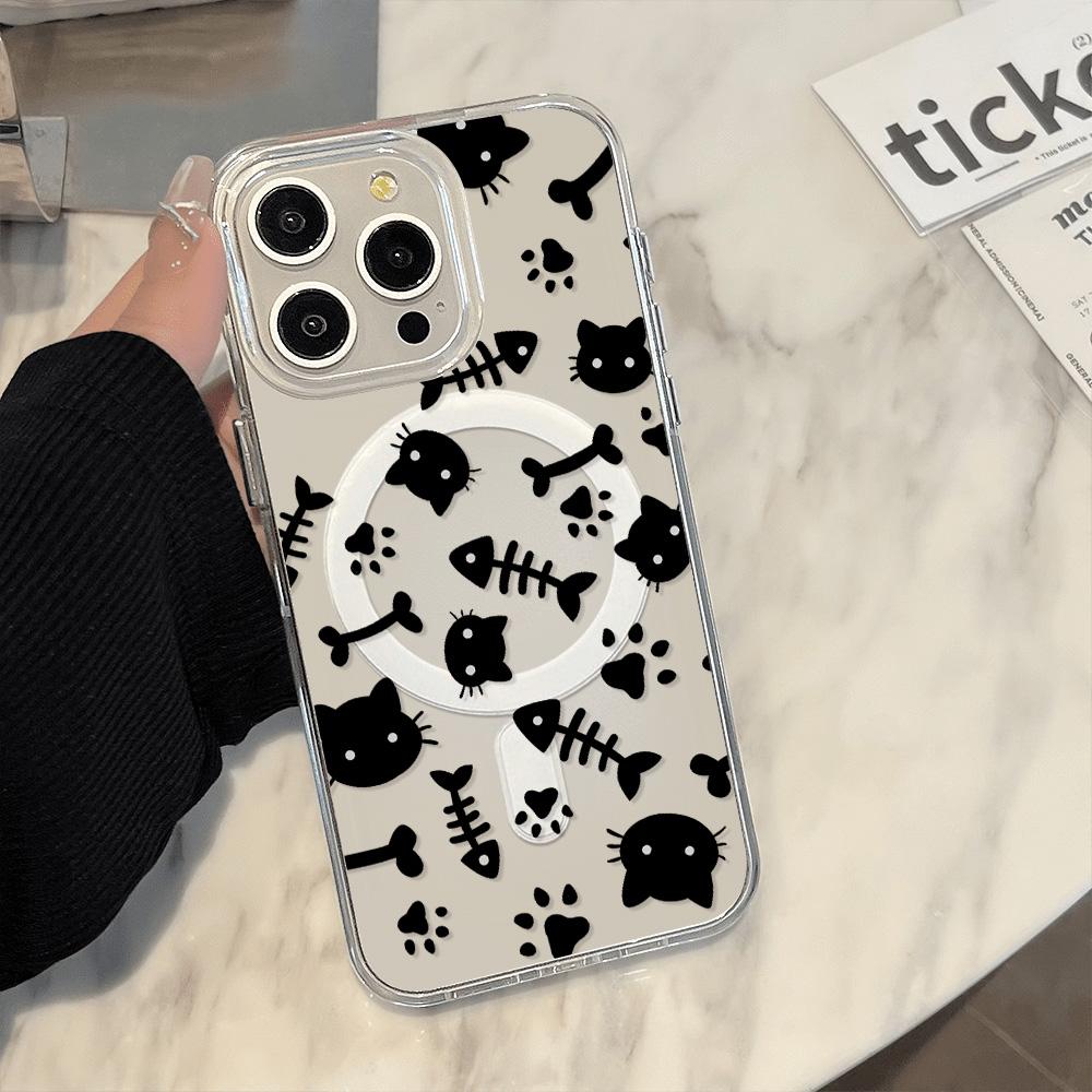 Magnetyczne etui na telefon dla iPhone 11 12 13 iPhone 13 14 15 Pro 15 16 Pro Max Samsung A15 A16 A25 A26 A55 A56 S25 S24 S22 S23 Ultra S25 Edge