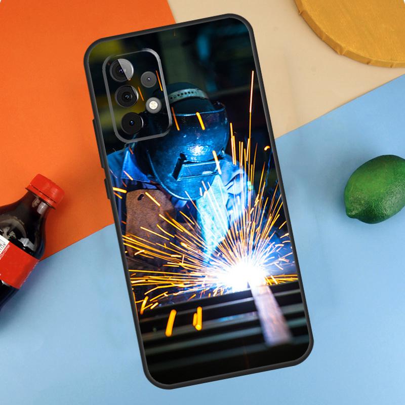 

Welder Welding Hot Metal Worker Case For Samsung Galaxy A13 A53 A16 A26 A36 A56 A12 A22 A32 A52 A06 A54 A34 A14 A15 A35 A55 Samsung A53 5G