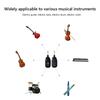 C01 UHF Wireless System USB Rechargeable Wireless Guitar Pickup Audio Transmitter Receiver for Electric Guitar Bass Violin