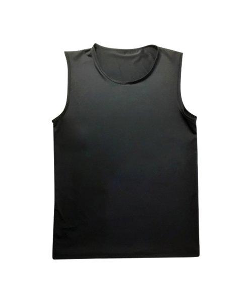 [AONE] Men's Dark Solid Coolon Sports Muscle Undershirt [Shipped from Korea] 100% Authentic