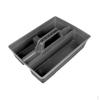 Cleaning Product Organizer Storage Tray with Handle Grey Basket 38.5x27.5x11.5cm for