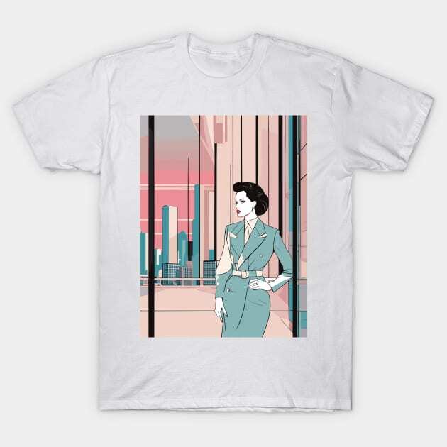 Indomitable Art Deco Patrick Nagel 80s T-Shirt S-5XL Fast Shipping S