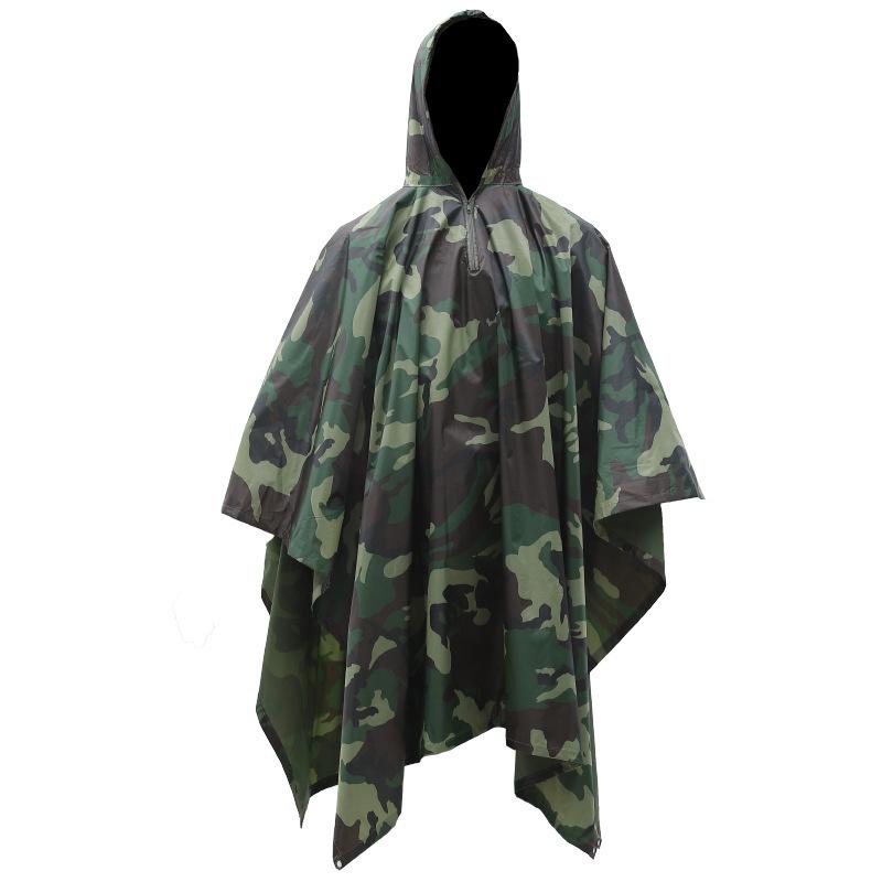 Source manufacturer, multi-colored cape, raincoat, leak-proof and rainstorm-proof, riding, hiking, climbing, multi-functional one-piece poncho