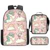 Backpack Unicorn Unicorn Animal Student School Bag, Digital Color Printing Animation Cartoon Backpack