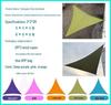 Triangular Outdoor Sunshade & Rain Shelter Canopy