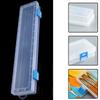 White Storage Box 33x7x3.5cm For Brushes Painting Pencils Watercolour Pen Container Drawing Tools Organizer Plastic Beading Box