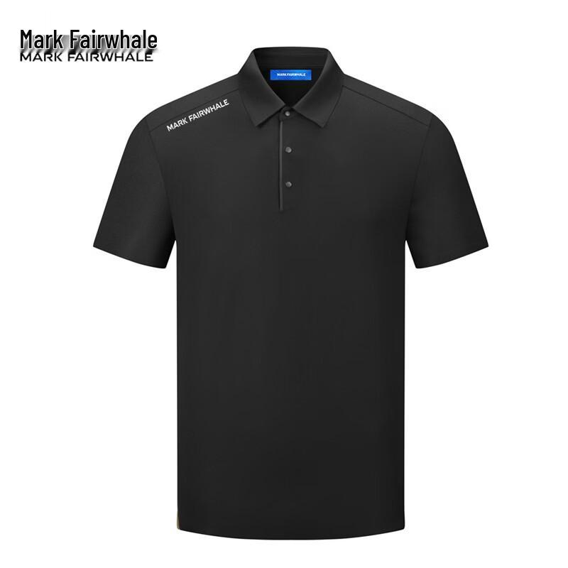MARK FAIRWHALE Men s Summer Breathable Ice-Feel Slim-Fit Polo Shirt M