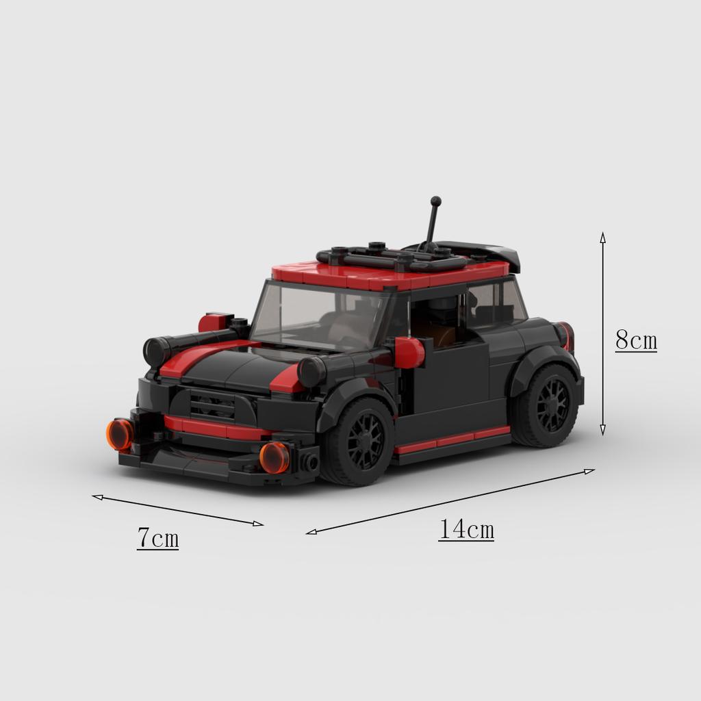 MOC Speed Series MINI 291pcs JCW Racing Racer Building Blocks Brick Creative Garage Toys for Boys Gifts