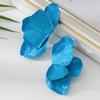 Exaggerated Blue Big Petal Earrings
