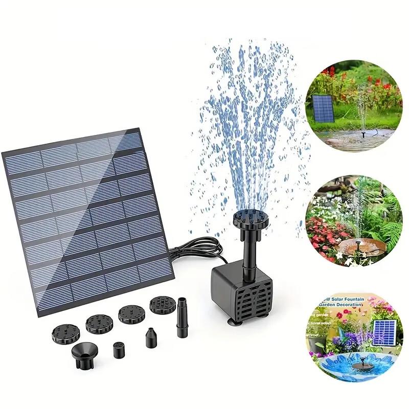 Solar Powered Floating Fountain