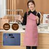 Premium Waterproof Canvas Apron for Catering, Baristas, Baking, Milk Tea Shops - Custom Logo Workwear