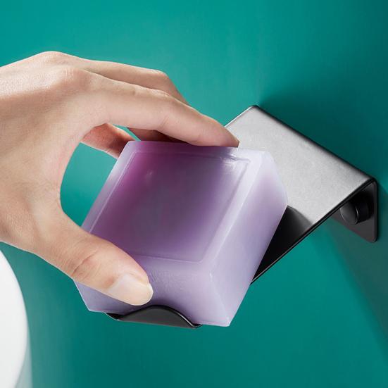 

Поднос для мыла с быстрым дренажем. Нержавеющая алюминиевая установка без сверления. Прочная стильная компактная полка для хранения мыла.