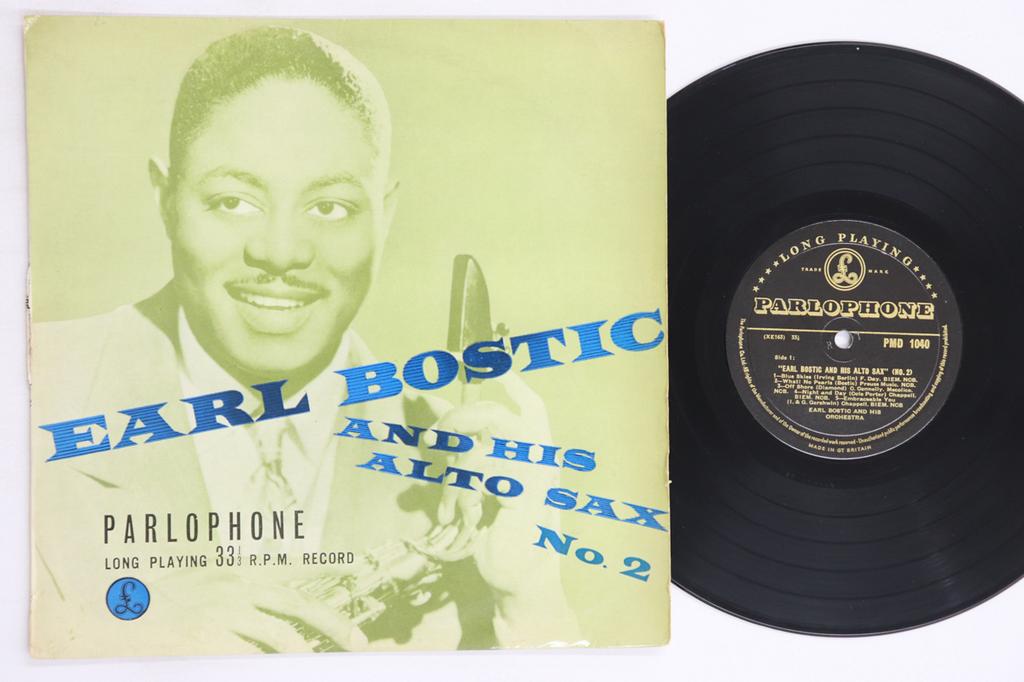 10inch Record EARL BOSTIC - Earl Bostic And His Alto Sax No2 PMD1040 PARLOPHONE 1956 UK Jazz Used