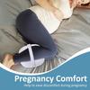 Knee Pillow for Side Sleepers, Memory Foam Leg Pillow for Side Sleeping, Between Legs Pillow for Back Hip Pain, Spine Aligning, Sciatica,