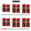 2pcs 2D flat printing Merry Christmas Trendy Curtains Christmas Nutcracker Soldier Gifts Digital Printed Polyester Drapes Party