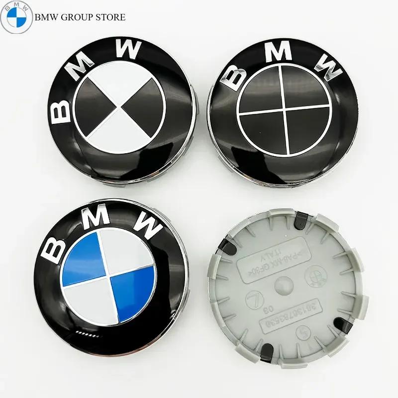 AWROY1 BMW GROUP 4Pcs 56MM 68MM Car Wheel Center Hub Cover Caps For BMW M M5 E39 E46 E60 E90 F01 F10 F30 G01 G20 G21 G30 G11 F15 X5 X3