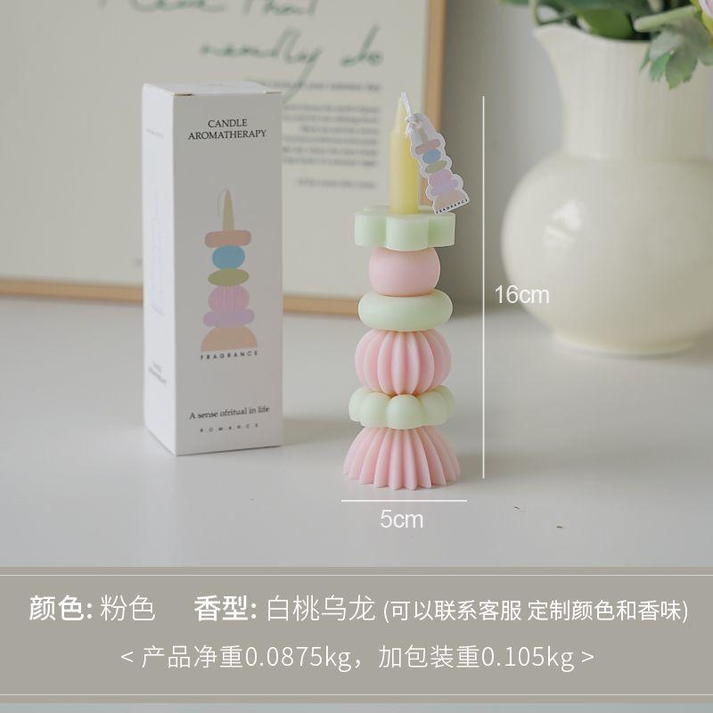 Pagoda Scented Candles, Wedding Ceremony Sense Creative Ornament Props Scented Candles Romantic Exquisite Handmade Gifts