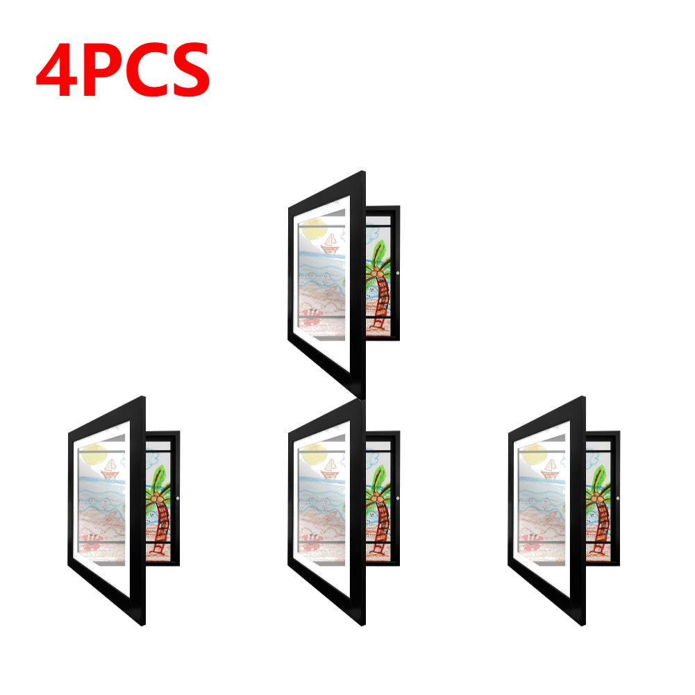 1-5PCS Artwork Frame for A6 Paper Kids Artwork Picture Frame Front Opening Wall Display Frame Artwork Display Storage Frames