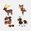 Bandai Nanoblock Little Friends In the Forest Building Block Set