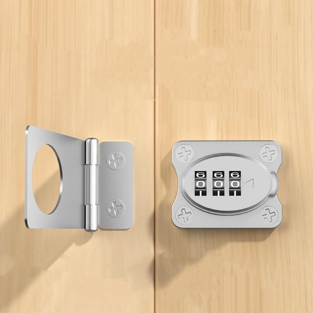 Double Drawer Password Lock Multifunctional No Punching Child Safety Lock for Wardrobe, Cabinet, Drawer Anti-theft Password Lock