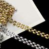 Ethnic Gold Silver Acrylic Chain Lace Sewing Textile Diy Garment Costume Dress Hat Shoes Decorative Crystal Rhinestones Trimming