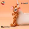 Authentic Tom & Jerry Plush Transforming Keychain Figurine - Cute Cartoon Ornament Birthday Gift