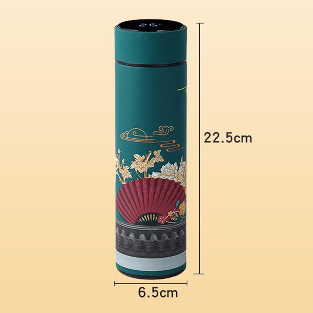 Water Bottle Vacuum Flasks Premium Travel  Mug Intelligent Temperature Display Chinese Style Cup