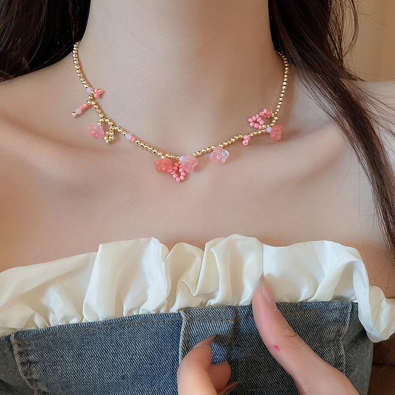 Collana con Perline per Clavicola Resort Bohemien - Accessorio di Moda di Lusso Leggero di Alta Gamma