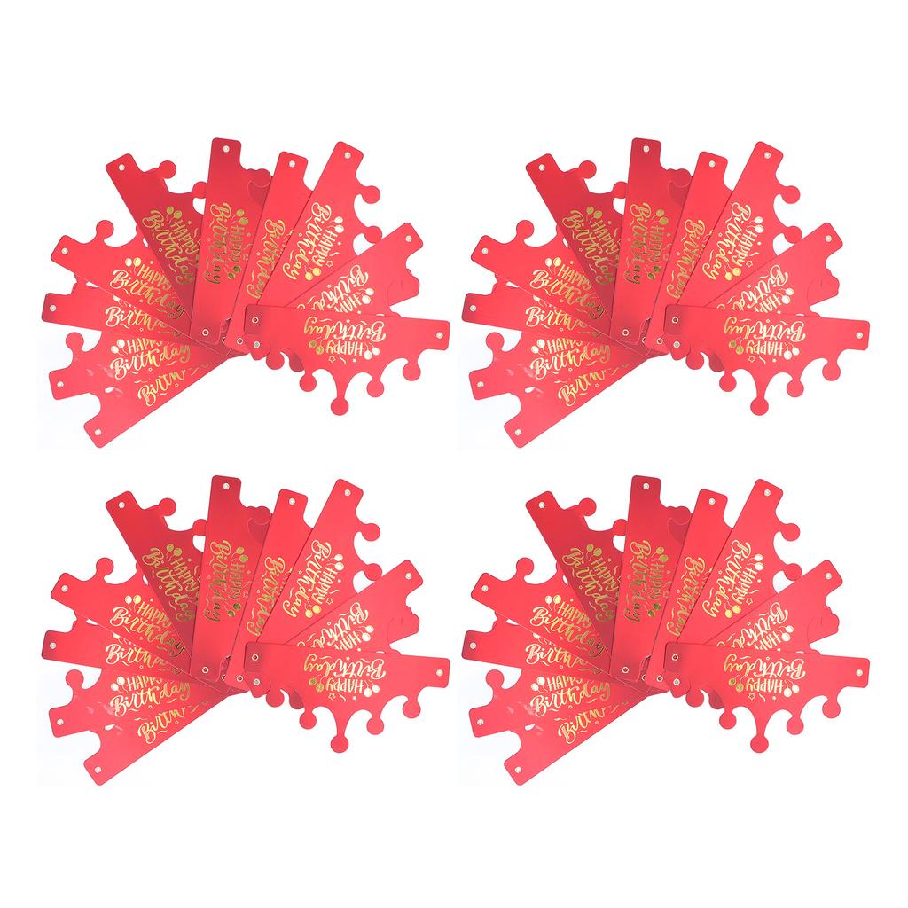 40pcs Paper Crowns Cute Shape Small Compact Attractive Decorative 22..5cm Birthday Crowns for Gr