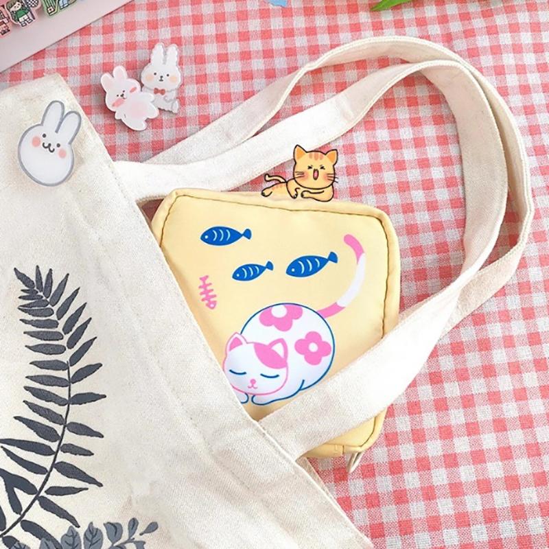 1 Stücke Damenbinden Aufbewahrungstasche Frauen Tampon Taschen Kreditkartenhalter Beutel Serviette Handtuch Kosmetik Baumwolle Geldbörse Organizer