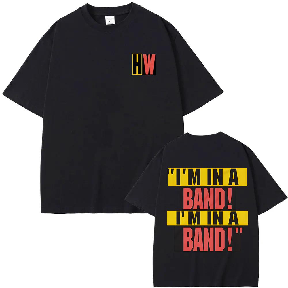 IM IN A BAND Periwinkle Pocket Tee singer Hayley Williams Unisex 100Cotton Tshirt fashion Roupas Femininas Anime Clothing