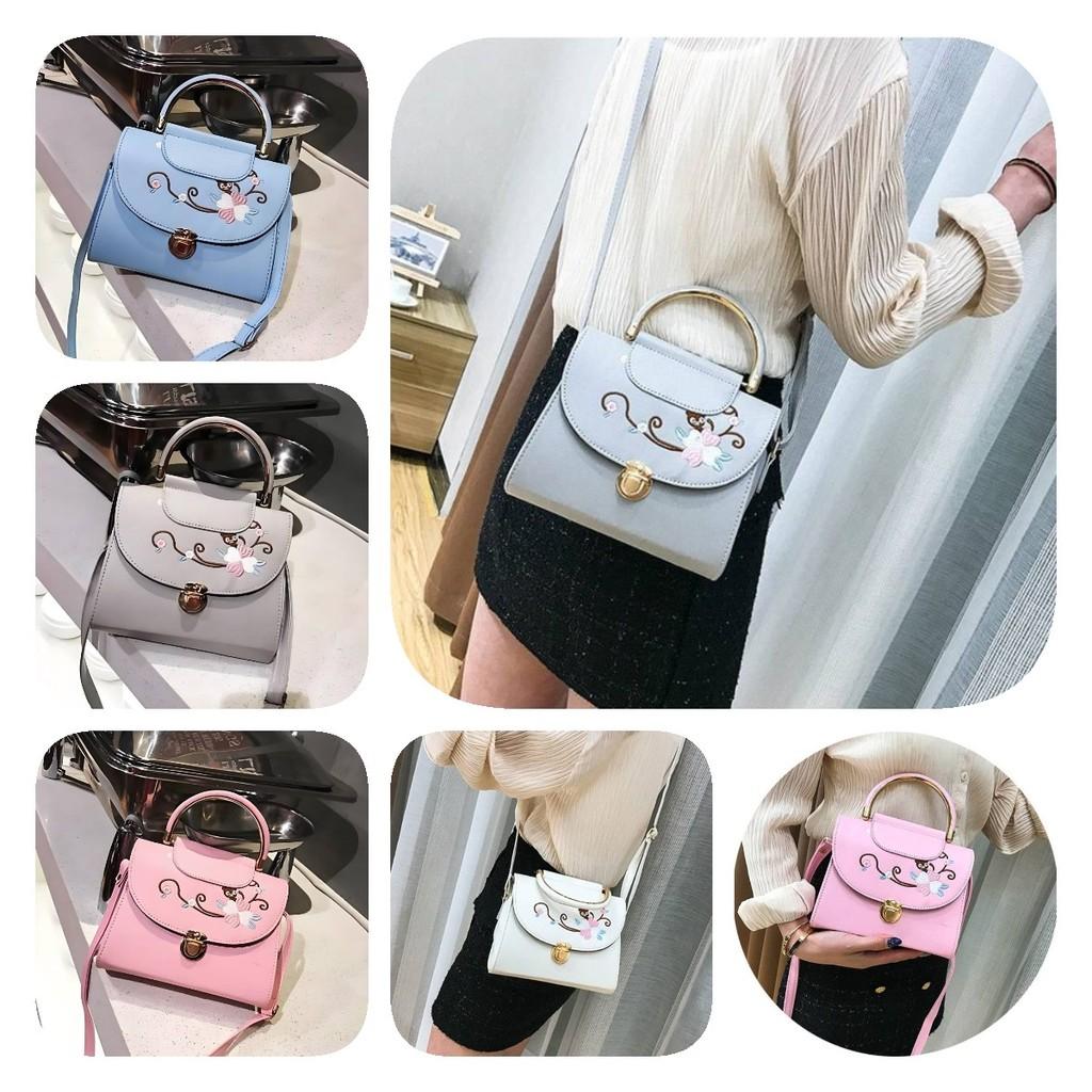 Trendy Women's Crossbody Bag Stylish Pu Leather Handbag With Fresh Sweet Design