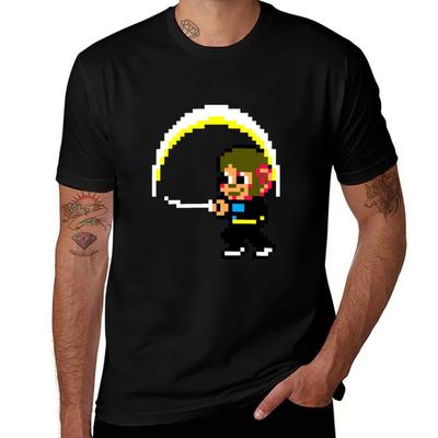 Alex Kidd In Shinobi World Sms Power Fight Koszulka Codzienna Modna Koszulka z Krótkim Rękawem
