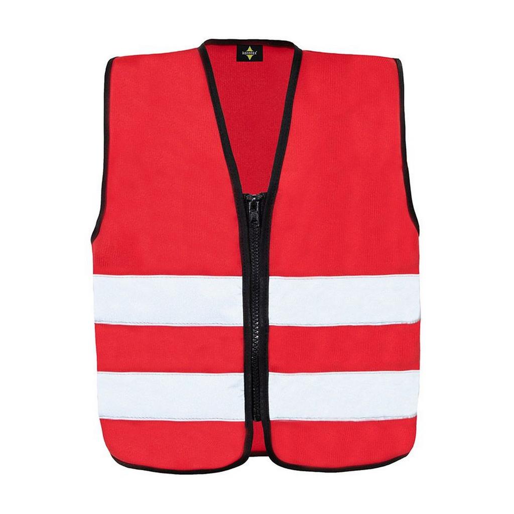 Korntex Childrens/Kids Aalborg Zip Front Hi-Vis Vest