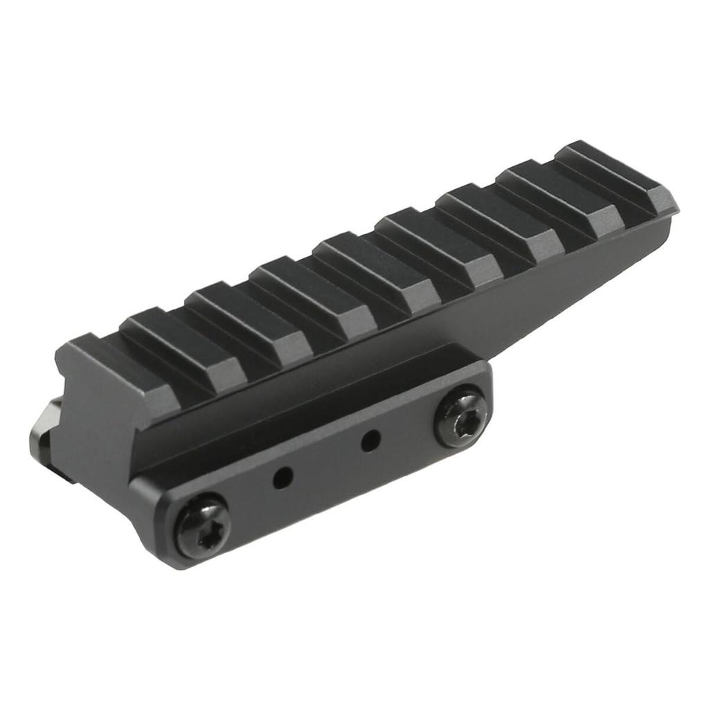 RGW UNITY Type Fast Optic Riser Mount, Black, 20mm Compatible, Holographic Sight, Red Dot Sight, Unity Tactical