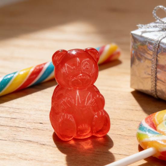 Recipient Ursuleți Gumati Plastic Transparent Formă Urs Matriță Bomboane Multifuncțional Ziua Îndrăgostiților Ciocolată Dulciuri Cutie de Depozitare