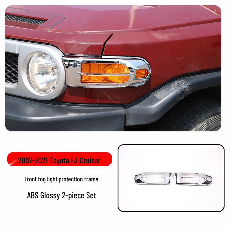 Coperture Nere Warrior per Luci e Telaio per Toyota FJ Cruiser: Protezione Fendinebbia Anteriori, Luci Posteriori, Indicatori di Direzione