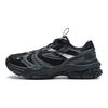 Fila Décodeur Mode Rétro Tissu Cuir Synthétique Tige Basse Chaussures de Course Décontractées Femme sneaker Noir Gris F12W312111FBD