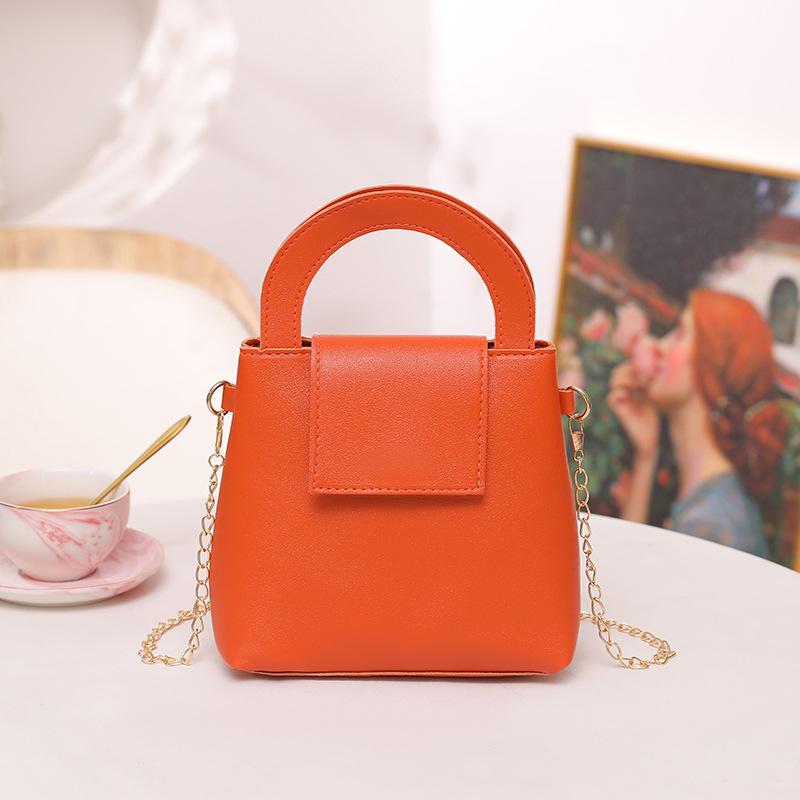 

Casual and simple single shoulder crossbody portable bucket bag versatile chain women s bag