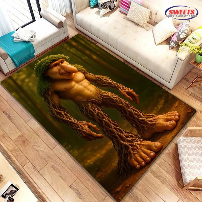 

Exaggerated and Funny Creatures Italian Brainrot Theme Carpet Living Room Bedroom Bedside Bathroom Floor Mat Home Decor Rug Gift 40x60cm (16x24in)
