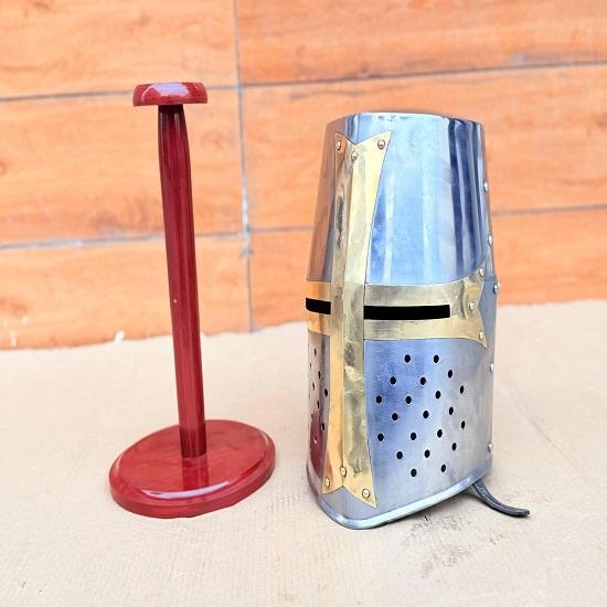 

Templar Crusader Helmet Medieval Crusader Helmet Templar Crusader Knight Helmet Best gift for Halloween