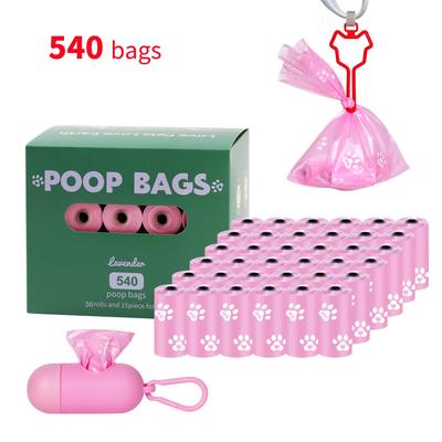 Eco-friendly Biodegradable Dog Waste Bags with Dispenser
