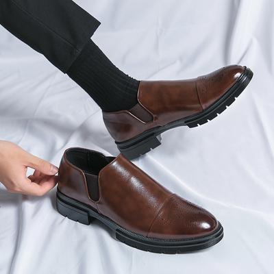 Mode Italienische Mode Echtes Leder Herren Slipper Stiefelette Designer Herren Lässig Handgefertigt Formell Slipper Bootsschuhe Zapatillas Hombre