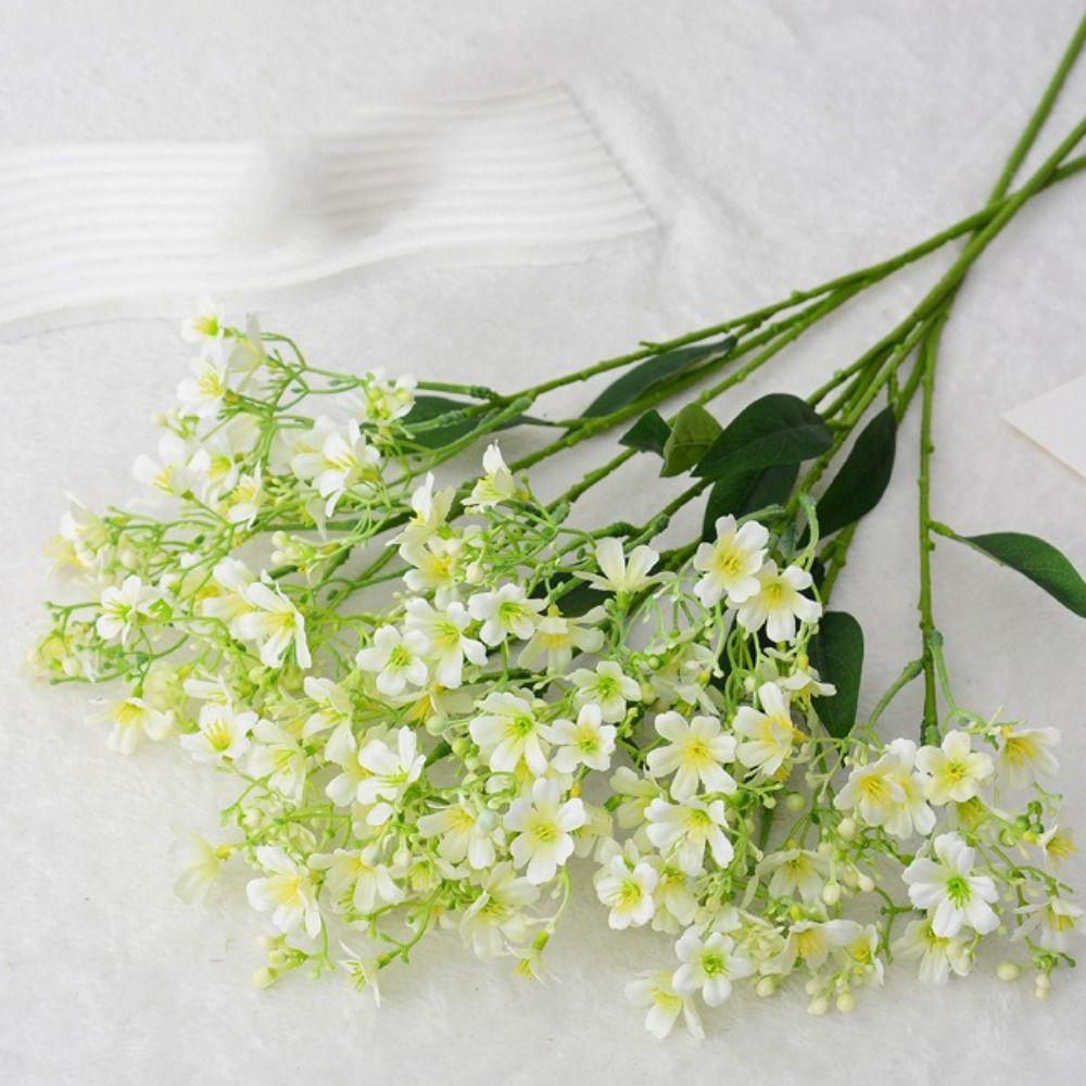 70CM Long Artificial Flowers Silk Material Bridal Bouquet Silk Flowers Arch Decoration Vase Accessories Fake Flowers