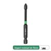 Impact-Resistant Magnetic Phillips Screwdriver Bit Set - High Hardness, Extended Hex Electric Drill Compatibility