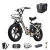 BURCHDA Bicicleta Elétrica U8 1500W com Pneu Gordo, E-Bike 48V 31.5Ah de Longo Alcance Step-Thru para Deslocamento na Cidade e Off-Road