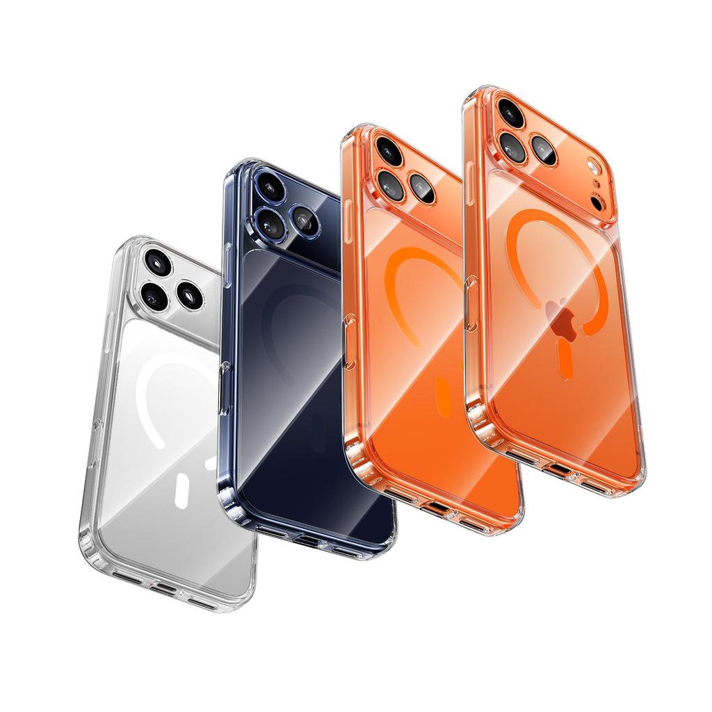 iPhone 17 Pro Max Magnetic Transparent Case with Drop Protection